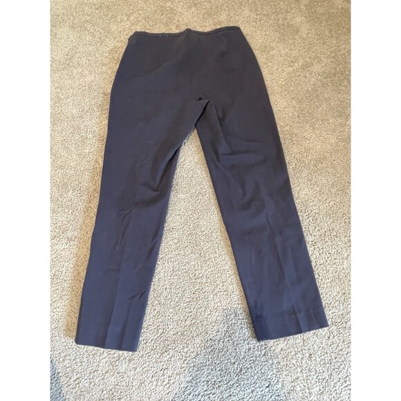 Navy Blue Dress Pants Career Business Casual Work Trousers - Picture 6 of 7